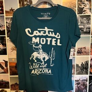 Brand new with tags western cactus motel graphic tee